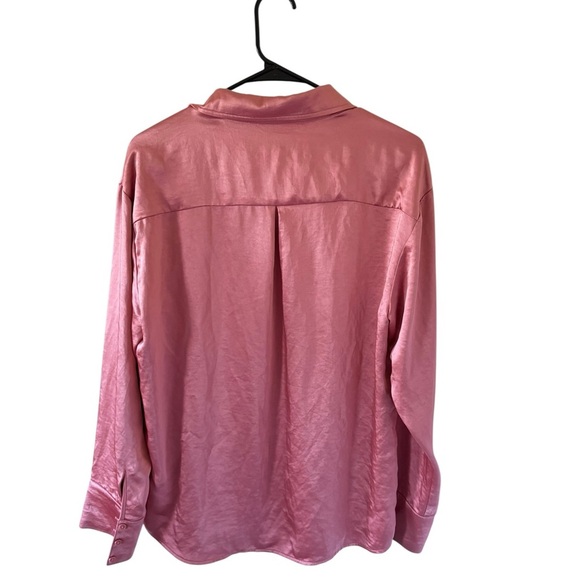 Camila Coelho Amber Satin Button Down Top - Picture 8 of 9